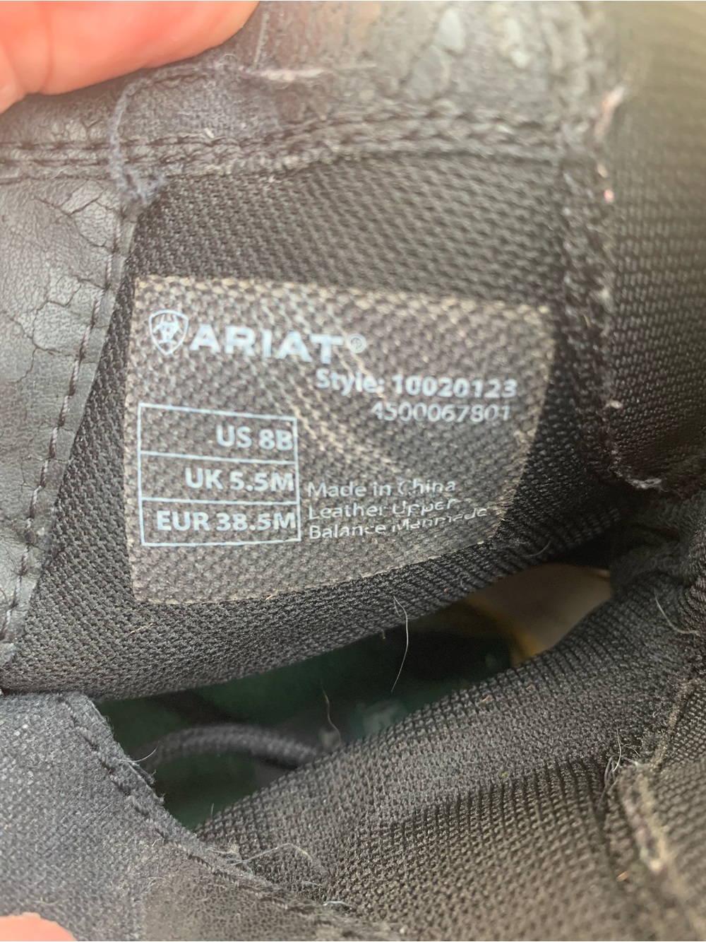 Women’s Ariat Lace Up Paddock boots - size 8